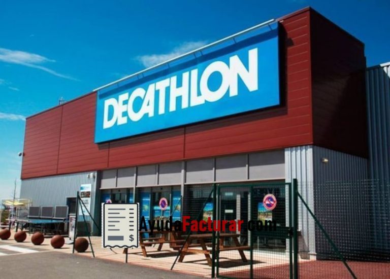 Decathlon Facturación Ticket De Compra