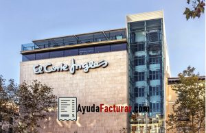 El Corte Inglés facturación ticket de compra - AyudaFacturar.com