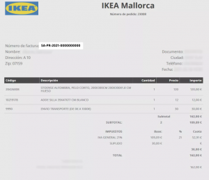 IKEA Facturación Ticket De Compra - AyudaFacturar.com